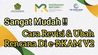 Cara Revisi Dan Edit eRKAM V2 Jika ada Kesalahan atau Perubahan Belanja Agar dapat direalisasikan [upl. by Sessylu]