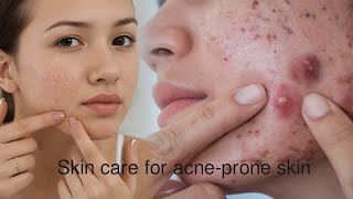 Skin care for acneprone skin [upl. by Yrmac442]