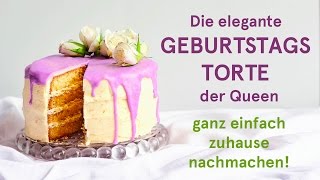 Einfache Fondanttorte  ANLEITUNG und REZEPT  Michis Küche [upl. by Akeemat500]