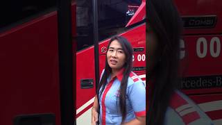 VIRAL ‼️ KEMBALINYA SRIKANDI BUS AGRAMAS KAK REBECCA pramugari agramas shortsviral fyp rebecca [upl. by Scevour]