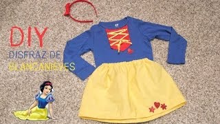 DIY Disfraces de niña para halloween BLANCANIEVES [upl. by Oryaj565]