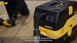 The Power amp Efficiency of a Brushless Motor Mirka® DEXOS 1217 M AFC [upl. by Elmo]