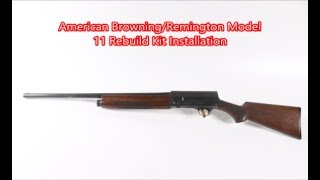 How to Install an American Browning and Remington Model 11 Rebuild KIt [upl. by Felicie438]