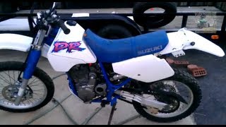 Suzuki DR250 Gas Tank Removal [upl. by Eniarol]