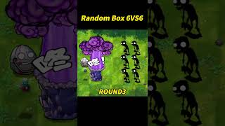 PVZ 1 Fusion Challenge 6 Plant Boxes vs 6 Zombie Boxespvz plantsvszombies pvzchallenge [upl. by Coombs]