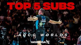 Top 5 Submissions  ADCC Day One [upl. by Enilorak]