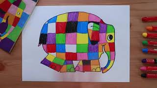 Elmer the Patchwork Elephant baby trap song [upl. by Llejk468]