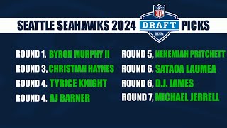 Seattle Seahawks 2024 Draft picks [upl. by Ogirdor]