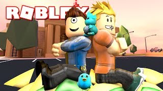 COP BECOMES CRIMINAL  Roblox Jailbreak Roleplay w Gamer Chad  MicroGuardian [upl. by Elleirol]