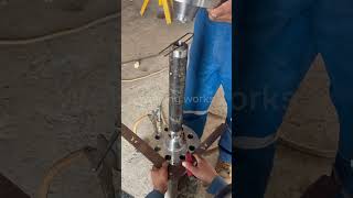 2” cs pipe joint fit up youtubeshorts reels [upl. by Warenne]