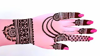 Latest New mehndi design 2024  mehandi ka design  mehndi designs  mehndi design  mehndi [upl. by Ariaet]