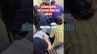 stenography dictation practice💯 steno ssc shorthanddictation shortsvideo [upl. by Cord247]