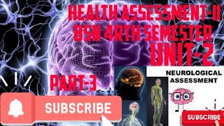 Neurological AssessmentUnit2Health AssessmentII BSN4rth semesterPart3in UrduEnglish [upl. by Llenwad]