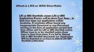 BRS and LRS Information  BRS and LRS Shortfall  Information brs and lrs application Information [upl. by Anerat]