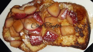 Easy to make Stewed Cinnamon ApplesBreakfast IdeasChef Taylor [upl. by Aldredge132]