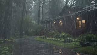 Rain Sounds for Sleeping amp Relaxation  Immediate Sleep with Rain and Thunder Sound at Night [upl. by Aillicsirp598]