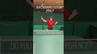 BACKHAND Loop 1980 or 2024 tabletennis pingpong [upl. by Gundry144]