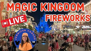 🔴 LIVE Magic Kingdom Fireworks Walt Disney World [upl. by Balsam122]