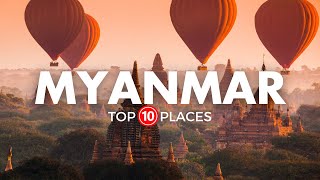 10 Best Destinations to Visit in Myanmar  Travel Destinations [upl. by Tillman740]