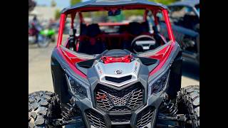 2024 CanAm Maverick X3 Max DS Turbo Fiery Red and Hyper Silver [upl. by Camus]