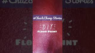 💥🌈🛠AWESOME DIY RUBBERIZED FLOOR PAINTChazampChamp StoriesShort Video [upl. by Inalan]