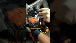 Ridgid mid torque vs DeWalt RIDGIDPowerTools [upl. by Alimhaj698]