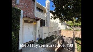 6540 Hayvenhurst Ave 33 Van Nuys CA 91406 [upl. by Karli648]