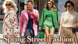 🇮🇹 Milan Street Fashion Spring Fashion Trends How people dress in April 2024 Italian Fashion VLOG [upl. by Mccarty]