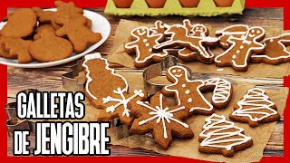 😋 Cómo Hacer GALLETAS DE JENGIBRE ► Receta de Galletas Navideñas [upl. by Ailbert]