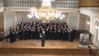 А Nikolsky Mnogoletstvovaniye Moscow Conservatory Students Choir [upl. by Ok789]