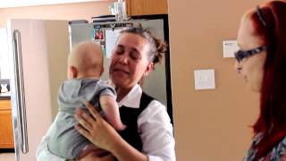 Grandma meets Grandson for first time [upl. by Vivle]