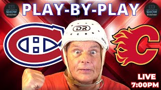 NHL GAME PLAY BY PLAY FLAMES VS CANADIENS [upl. by Amik]