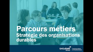 Parcours métier à UniLaSalle Rennes I Stratégie des organisations durables [upl. by Mitchael]