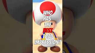 WHO HAS THE BEST TOAD IMPRESSION marioparty nintendo gaming mario [upl. by Bilac139]