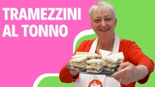 TRAMEZZINI AL TONNO Ricetta Fresca e Veloce 🥪 [upl. by Odlanar]