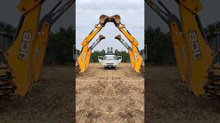 JCB ESCORT MACHINE TATA DAMPER🧐🧐🧐jcb tractor tractorvideo [upl. by Eerrehc]