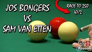 Bongers VS Van Etten  Semi Final Dutch Championship Balkline 472  Carom Billiards [upl. by Eeram]