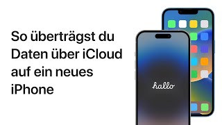 So überträgst du Daten auf ein neues iPhone  Apple Support [upl. by Frydman]