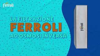 Osmosense Ferroli  Affinatore acqua potabile ad osmosi inversa [upl. by Greer]