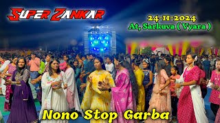 Super Zankar Band  Non Stop Garba Song  At Sarkuva  Vyara [upl. by Fleisher]