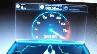 Speedtest of 1 GIGABIT Internet connection Замер Speedtest на 1Гбит [upl. by Brinna]