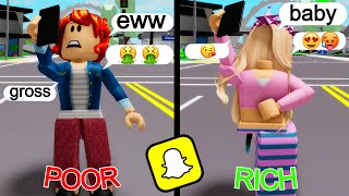 Brookhaven But I TEST ODERS on SNAPCHATRICH vs POOR [upl. by Rednaeel639]