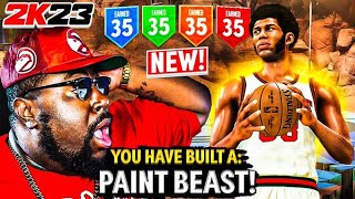 EXTREME COMP KAREEM ABDUL JABBAR BEST CENTER BUILD ON NBA 2K23 [upl. by Burny971]