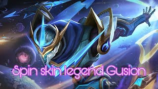 spin skin legend Gusion cuy mobilelegends youtube [upl. by Eem]