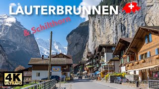 Lauterbrunnen amp Schilthorn Switzerland  Amazing Valley amp James Bond Mountain [upl. by Acinhoj132]