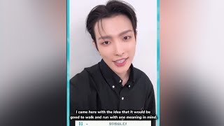 ENG Hongjoongs message for the Atiny participating in global 6k for water [upl. by Goodill]