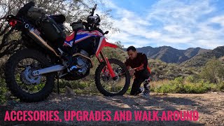 Honda CRF300L Rally Accessories Upgrades and Walkaround [upl. by Bergman]