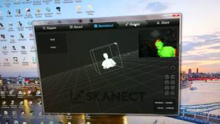 Kinect on 3D scanning Skanect [upl. by Kirat70]