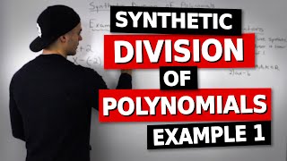 MHF4U 35  synthetic division example 1 [upl. by Bruis]