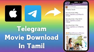 Telegram Movie Download Tamil I TelegramMovie Download Problem Tamil On iPhone 2024 [upl. by Kerk]